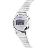 Casio Armbanduhr im Retrolook für Damen, Silber, LA700WE-7AEF