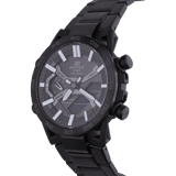 Edifice Uhr mit Armband aus Edelstahl, Schwarz, ECB-2000DC-1BEF