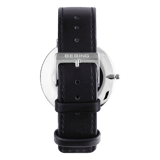 Bering Uhr mit Armband aus Leder, Schwarz, 15739-404