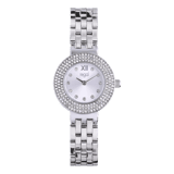 Regal cadeauset horloge met gratis collier zilverkleurig