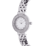 Regal cadeauset horloge met gratis collier zilverkleurig
