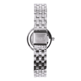 Regal cadeauset horloge met gratis collier zilverkleurig