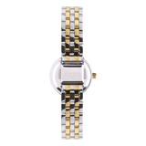 Regal cadeauset horloge met gratis collier bicolor
