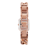 Donna Mae horloge rosé-kleurig schakelband