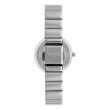 Regal horloge blauwe wijzerplaat met steentjes