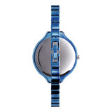 Regal dameshorloge blauw staal