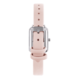 Regal dames horloge met perzikkleurig band
