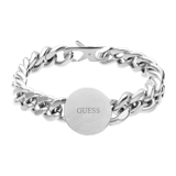 Guess stainless steel goldplated herenfantasiearmband met hanger
