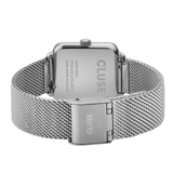CLUSE - La Tétragone horloge zilverkleurig mesh band