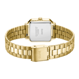 CLUSE - Gracieuse Petite horloge goudkleurig met groen