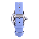 Regal dames horloge blauw, parelmoer wijzerplaat