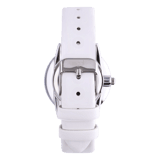 Regal Damen-Armbanduhr, Weiß, Zifferblatt in Perlmuttoptik
