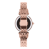 Regal dames horloge rose-kleurig met zirkonia