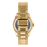 Regal Herren-Armbanduhr, Gold, mit schwarzem Zifferblatt