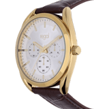 Regal Herren-Armbanduhr mit braunem Armband