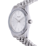 Regal dames horloge zilver met bewerking