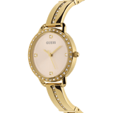 Guess Bellini Analog Damen Uhr goldfarben GW0022L2