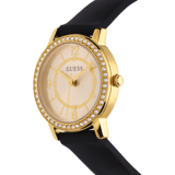 Guess Damenuhr mit Lederarmband, MELODY, GW0469L3