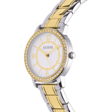 Guess Armbanduhr für Damen aus Edelstahl, zweifarbig, MELODY, GW0468L4