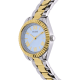 Guess Armbanduhr für Damen, zweifarbig, MINI LUNA, GW0687L4