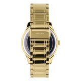 Guess Armbanduhr für Herren aus Edelstahl, goldfarben, DEX, GW0626G2