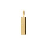 Stainless steel goldplated hanger voor dames