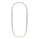 Zilveren goldplated ketting voor dames
