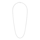 Halskette aus 925er Silber, Jasseron-Glied