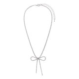 Bijoux zilverkleurige tennisketting met strass voor dames
