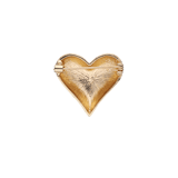 Goudkleurige bijoux broche  hart