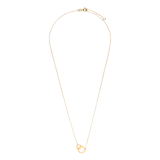 Halskette aus 585er Gelbgold mit 2 Kreisen