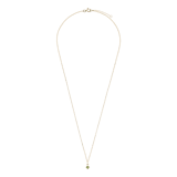 14 Karaat gouden ketting diamant 0,19ct en peridot