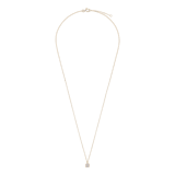 14 karaat gouden solitair ketting met lab grown diamant 0,3ct