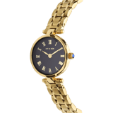 IVY N ROX stainless steel horloge met zwarte wijzerplaat