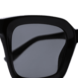 Schwarze quadratische Sonnenbrille