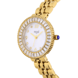 Regal Damen-Set, Armbanduhr und Armband, goldfarben