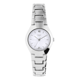 Regal damesset horloge en armband zilverkleurig