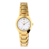Regal damesset horloge en armband goudkleurig