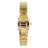 Regal damesset horloge en armband goudkleurig