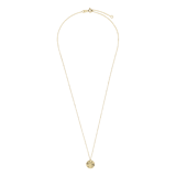 14 karaat geelgouden ketting met hanger