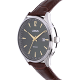 LORUS Herrenuhr mit braunem Lederarmband RH995RX9