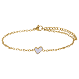 Regal goudkleurig horloge staal met gratis armband