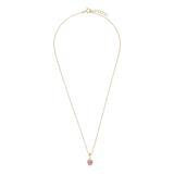 Zilveren goldplated kinderketting met hanger