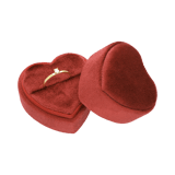 Vintage Schachtel Herz rot