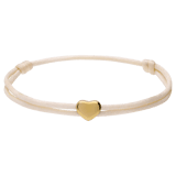 Stainless steel koordarmband hart voor dames