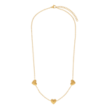 Stainless steel goldplated ketting harten