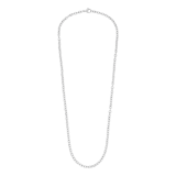 Stainless steel herenketting gourmetschakel