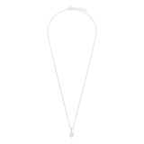 Zilveren ketting met hanger met plating