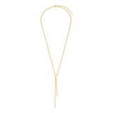 Stainless steel goldplated y-ketting