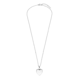 Stainless steel ketting met ashanger hart voor dames